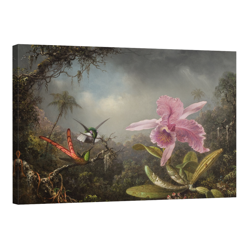 Орхидея с две птички 1871